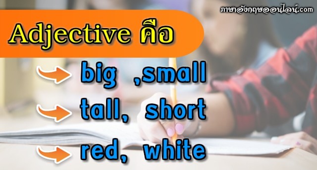 Adjective คืออะไร รวมคำคุณศัพท์ภาษาอังกฤษที่ใช้บ่อยมี 120 คำ พร้อมคำอ่านคำแปล  - ภาษาอังกฤษออนไลน์